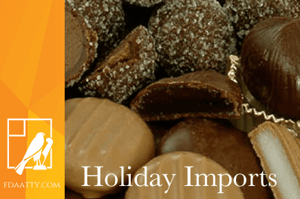 FDA Holiday Imports