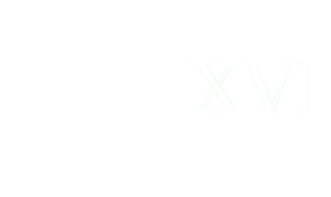 XVI beside white