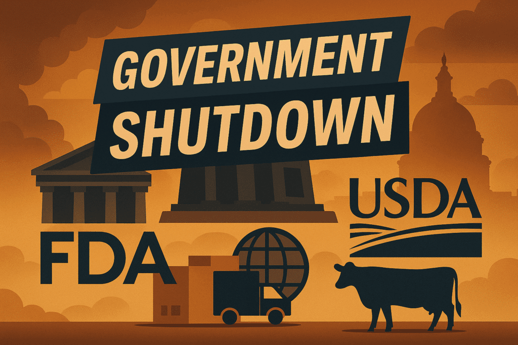 FDA USDA CBP Shutdown October 2025