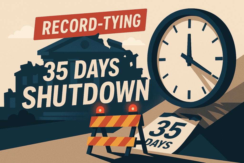 Record Tying Gov Shutdown